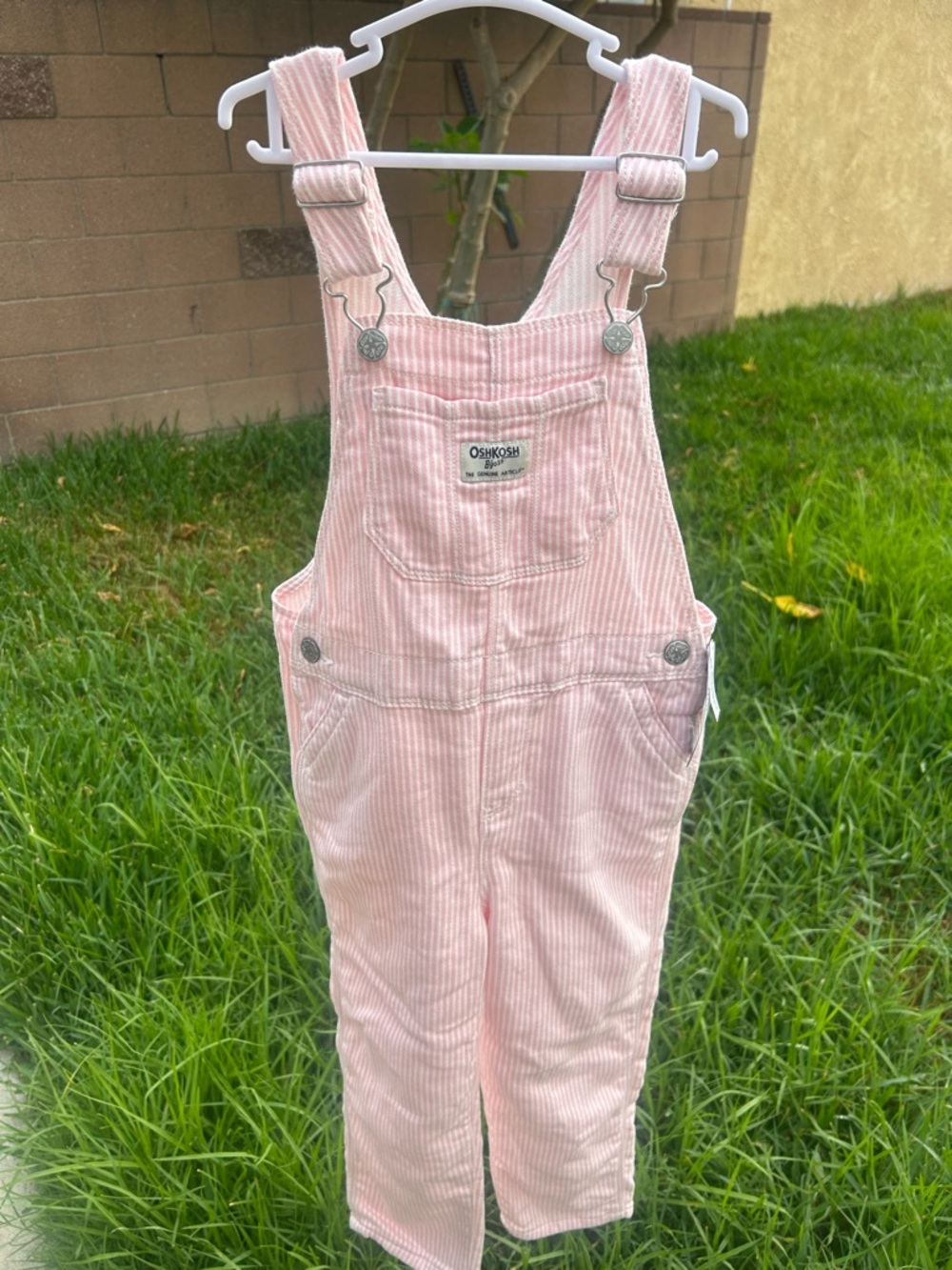 OshKosh B'gosh Pink soft knit Kids Overalls